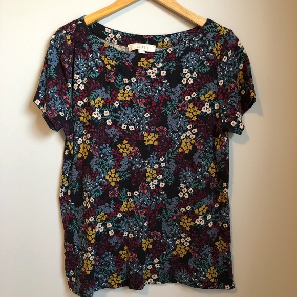 LOFT Tops - LOFT • floral tee